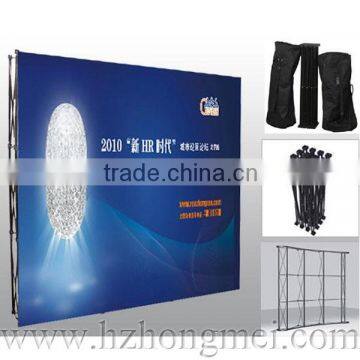 Alibaba China Pop Up Exhibition Stand,PVC/Fabric Pop Up Banner Display Stand