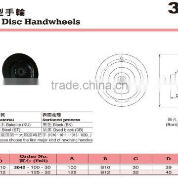 For Mini CNC Lathes and Manual Lathes Bakelite Disc Handwheels photo-2