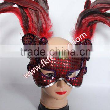 Cheap Venetian Masks Cock Feather Mask And Venetian Mask For Event Party Suppliers