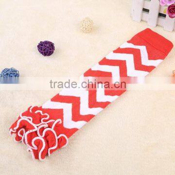 New Baby Leg Warmers With Ruffles and Good Quality Cotton Legging Chevron Ruffle Leg Warmers Infant Socks Leggings LW-23 photo-4