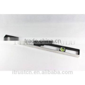 Black frame Aluminium Spirit level with 3 level bubble MT2032