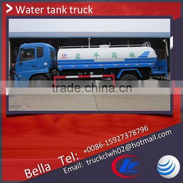 DONGFENG transportation water tank truck 10-15m3, 10000 liter water tank truck