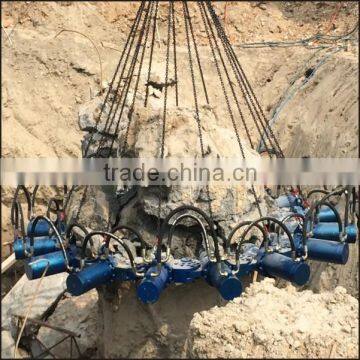 Concrete cutter, cutting diameter 1050mm round pile, hydraulic pile breaker for sale