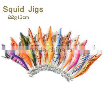 Kmucutie Customizable Logo and Color 13cm 22g Mix Color Squid Jigging For Australia