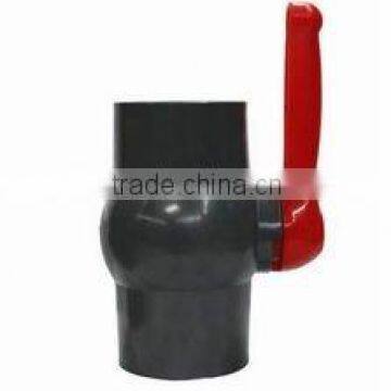 plastic pvc compact ball valves with thread end