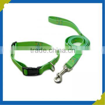 Manufacturer Customized Pet Collars Leashes Type Sublimation Polyester Webbing Dog Collar Leash photo-3