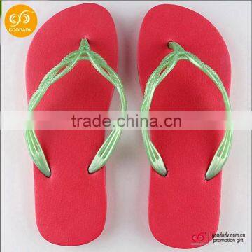 Factory made customized design high quality women Christmas flip flops