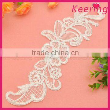 hot sale flower embroidery lace with net WLSD-024