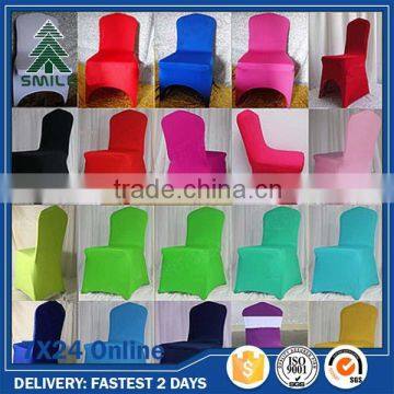 Wholesale White Red Blue Spandex Chair Covers for Sale photo-2