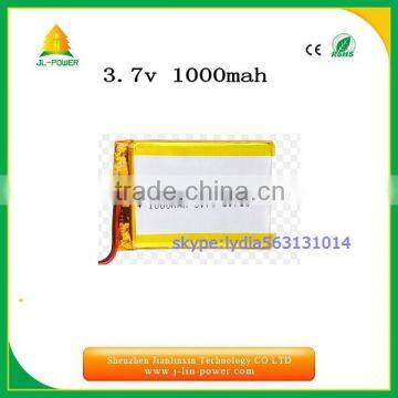 shenzhen battery li-ion battery 3.7v 1000mah in two years warranty