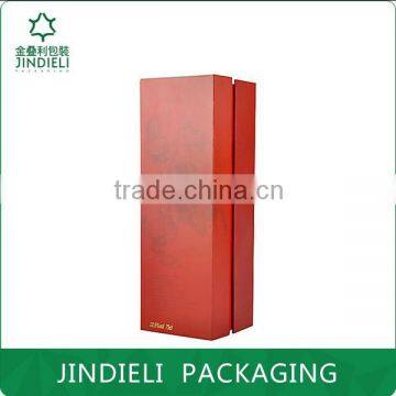 printing paper red single bottle wine box packaging