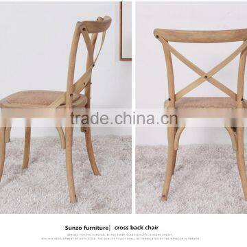 Nature Wood Cross x Back Dining Chair photo-2