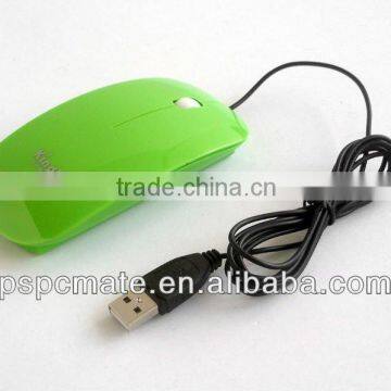 Wired green mouse/computer mouse