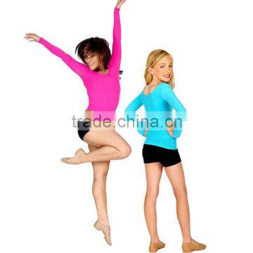 Girls Long Sleeve Pull OverTop Dance Tops DT020