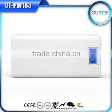 20000mah Rechargeable Powerbank Smart Fast Battery Charger with Big LCD Screen