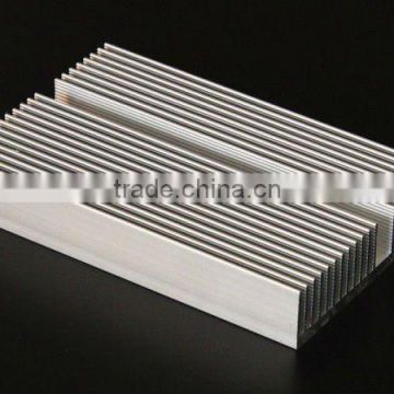 Aluminum Comb shape heatsink with anodizing and CNC machining and welding