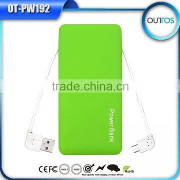 New Products on China Market Portable Power Bank 5000mah With Built-in Cable photo-2