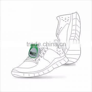 2015 hot sale electric gifts and new product style Shoelaces monofunctional mini football shoes pedometer for kids