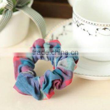 colorful fabric scrunchie fashion style for girl