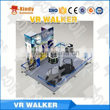 2016 Xindy newest virtual reality 9D VR walker with shooing guns and running platform