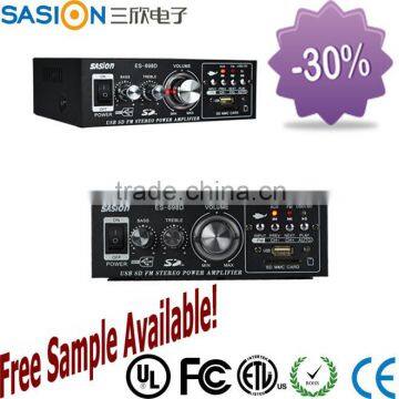 SASION OEM/ODM Services DC 12v ES-698D power amplifier amplifier speaker