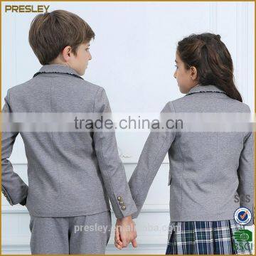 Presley OEM New Arrival Custom Suit Cheap 12 Years Clothes Cotton Blazers photo-4