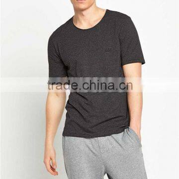 Wholesale Short Sleeve Striped Pajama Set For Men