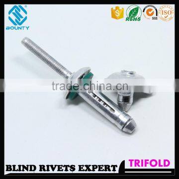 HIGH QUALITY FACTORY LEAKAGE TRIFOLD BLIND RIVETS FOR GLASS CURTAIN WALL