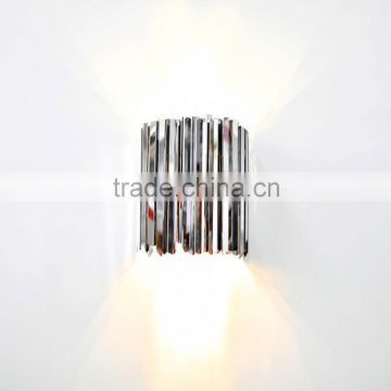 Shining Wall Sconce Stainless Steel Modern Wall Lamp Prefect for Your Home