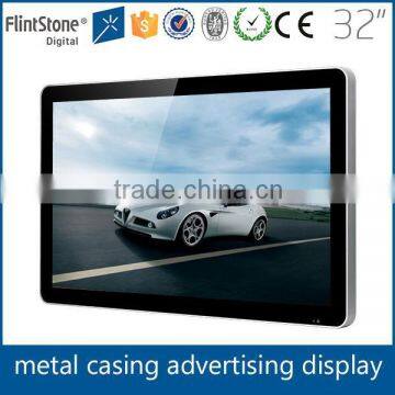 32 inch heavy duty indoor digital led display commercial advertising screen