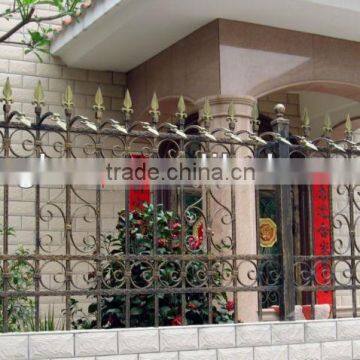 Top-selling hand forged modern corrugated iron fencing