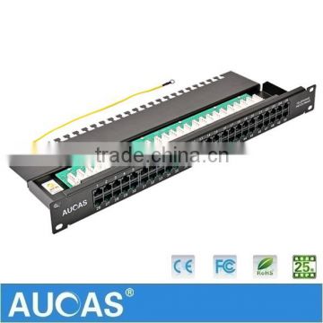 Aucas cat6 24 port 36 port 1u Rack Mount patch panel