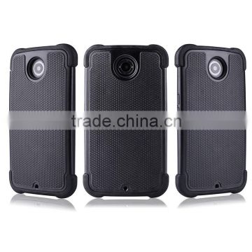 Hybrid defender case for Motorola Nexus 6 made in China