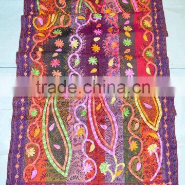 Handmade Pure Wool Scarf Jacquard embroidery