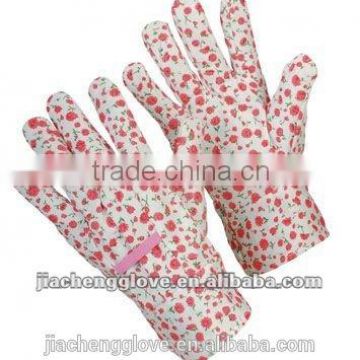 garden gloves flower , canvas gloves