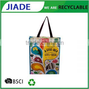 Latest new fashion promotion tote bag/packing hand bag wholesale/cheap grocery bag