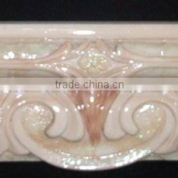 manufacturer of B555 SIZE300*80MM RESIN BORDER tile for living room