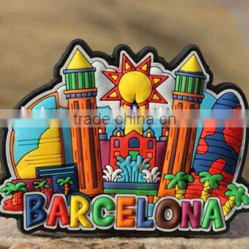 Hottest sell TOURIST SOUVENIR Spain Rubber FRIDGE MAGNET Custom Waterproof refrigerator magnet ----DH20470                        
                                                Quality Choice