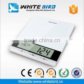 Electronic 5kg 10kg digital weighing kitchen food glass scale