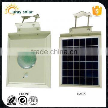 factory price waterproof ip65 12w solar panel solar led flood light with pir motion sensor