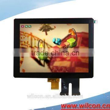 8inch 700nits 1024*768 full viewing angle outdoor capacitive touch lcd screen with lvds interface