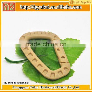 Yukai European Standard Eco-Friendly plastic dee spring snap hook carabineer