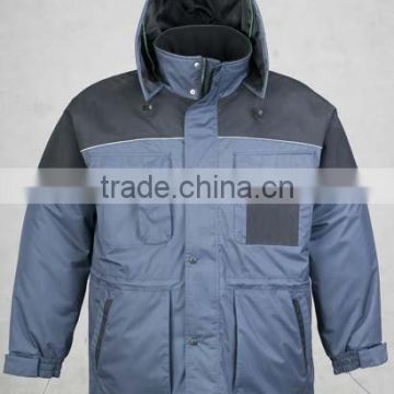 Winter jacket with seam taped