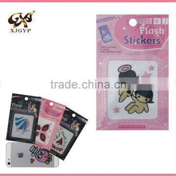 custom made glitter stickers/glitter belly tattoo stickers/custom make glitter stickers