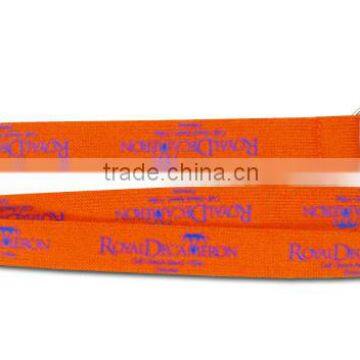 Polyester ID lanyard / tube identification holder / neck lace simple design