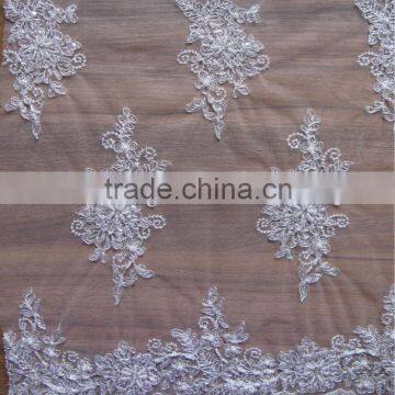 Beade Embroidery Bridal Lace Fabric