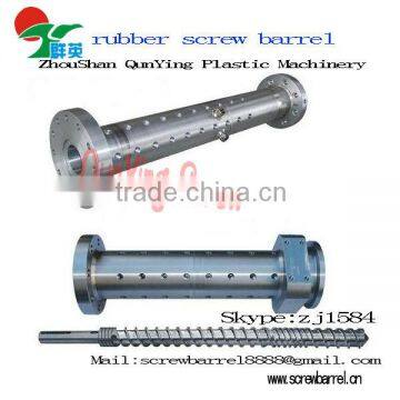 bimetallic rubber screw and barrel for extruder in rubber & plastics