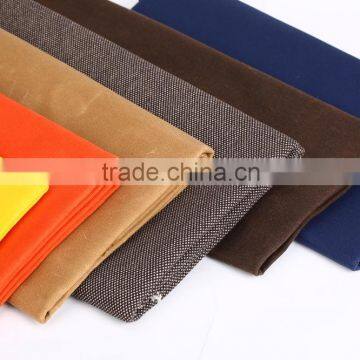 Multi-Color wax coated cotton hot sale canvas fabric roll in bulk cheap bulk fabric for sale