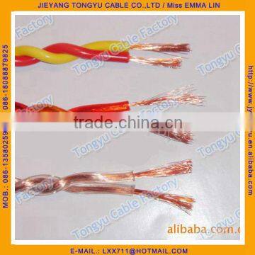 Transparent Twined Speaker Wire Clear Twist Wire