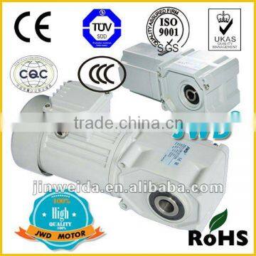 Nissie like right angled rectangular AC Hypoid gear Reducer motor gearbox HF3